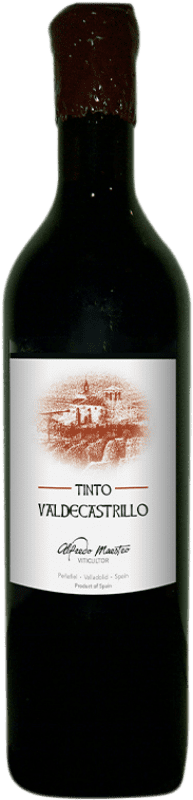 10,95 € 免费送货 | 红酒 Maestro Tejero Valdecastrillo I.G.P. Vino de la Tierra de Castilla y León 卡斯蒂利亚莱昂 西班牙 Tempranillo 瓶子 75 cl