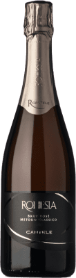 24,95 € Бесплатная доставка | Розовое игристое Cantele Metodo Classico Rhoesia Rosé брют I.G.T. Puglia Апулия Италия Negroamaro бутылка 75 cl