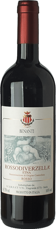 15,95 € Envio grátis | Vinho tinto Benanti Rosso di Verzella D.O.C. Etna Sicília Itália Nerello Mascalese, Nerello Cappuccio Garrafa 75 cl