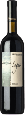 33,95 € Envío gratis | Vino tinto Sant'Andrea Sogno I.G.T. Lazio Lazio Italia Merlot, Cesanese Botella 75 cl