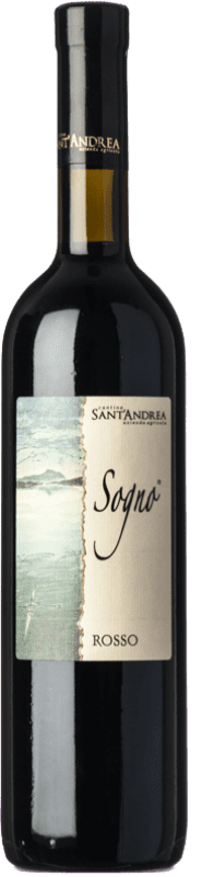 19,95 € Бесплатная доставка | Красное вино Sant'Andrea Sogno I.G.T. Lazio Лацио Италия Merlot, Cesanese бутылка 75 cl