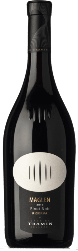 37,95 € Free Shipping | Red wine Tramin Maglen Reserve D.O.C. Alto Adige Trentino-Alto Adige Italy Pinot Black Bottle 75 cl