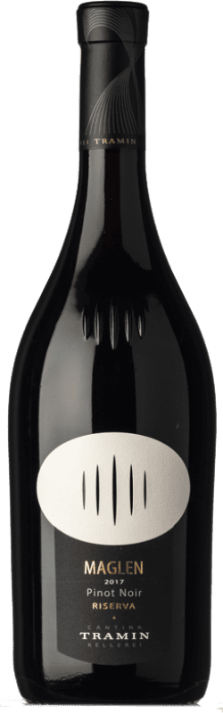 38,95 € Kostenloser Versand | Rotwein Tramin Maglen Reserve — Gereift D.O.C. Alto Adige Trentino-Südtirol Italien Pinot Noir — Spätburgunder Flasche 75 cl