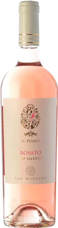 9,95 € Kostenloser Versand | Rosé-Wein San Marzano Rosato Il Pumo I.G.T. Salento Apulien Italien Negroamaro Flasche 75 cl