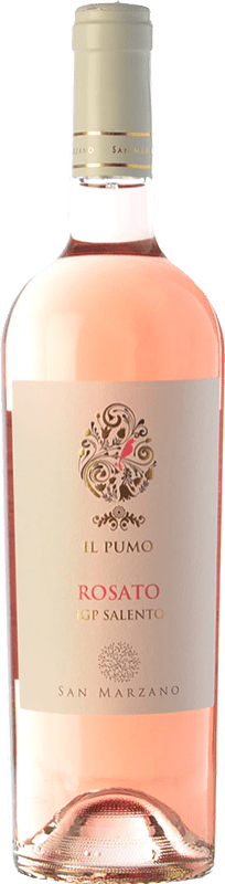 10,95 € Free Shipping | Rosé Wine San Marzano Il Pumo I.G.T. Salento Puglia Italy Negroamaro Bottle 75 cl