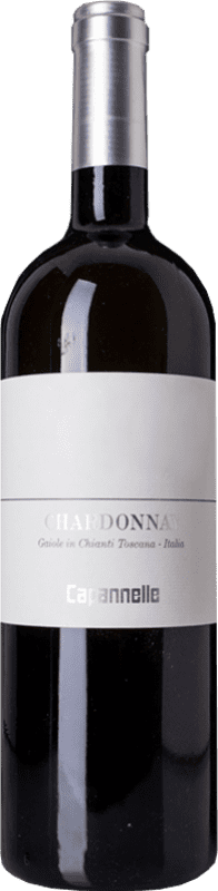 39,95 € Envío gratis | Vino blanco Capannelle I.G.T. Toscana Toscana Italia Chardonnay Botella 75 cl