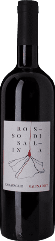 15,95 € Kostenloser Versand | Rotwein Caravaglio Rosso I.G.T. Salina Sizilien Italien Nerello Mascalese, Corinto Flasche 75 cl