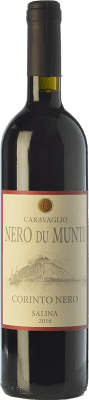 23,95 € Spedizione Gratuita | Vino rosso Caravaglio Nero du Munti I.G.T. Salina Sicilia Italia Corinto Bottiglia 75 cl