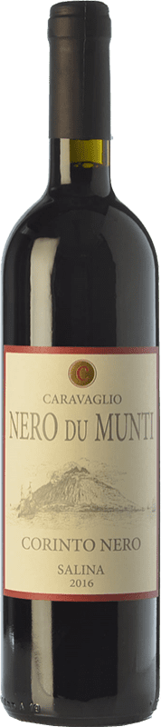 23,95 € Kostenloser Versand | Rotwein Caravaglio Nero du Munti I.G.T. Salina Sizilien Italien Corinto Flasche 75 cl