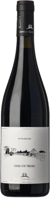 13,95 € Free Shipping | Red wine Carpentiere Pietra dei Lupi D.O.C. Castel del Monte Puglia Italy Nero di Troia Bottle 75 cl