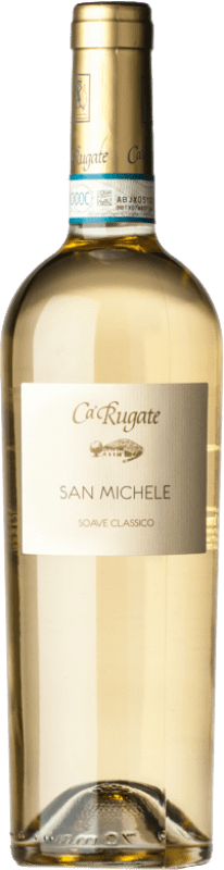 12,95 € Spedizione Gratuita | Vino bianco Cà Rugate Classico San Michele D.O.C. Soave Veneto Italia Garganega Bottiglia 75 cl