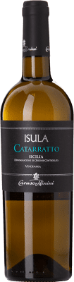 18,95 € Envio grátis | Vinho branco Caruso e Minini Isula D.O.C. Sicilia Sicília Itália Catarratto Garrafa 75 cl