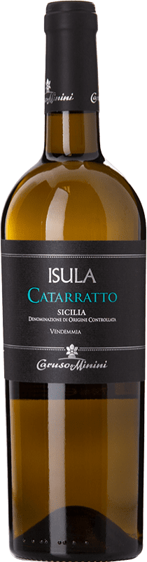 18,95 € Envío gratis | Vino blanco Caruso e Minini Isula D.O.C. Sicilia Sicilia Italia Catarratto Botella 75 cl