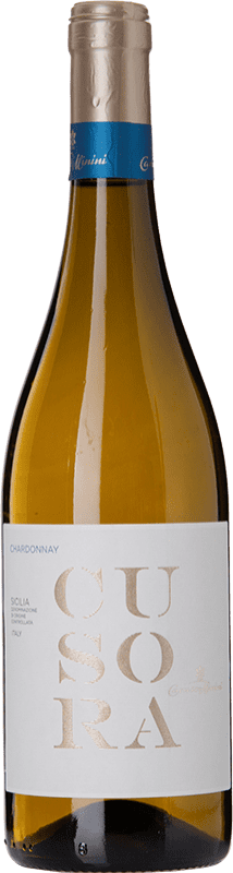 11,95 € Free Shipping | White Wine Caruso e Minini Cusora D.O.C. Sicilia Sicily Italy Chardonnay 75 cl