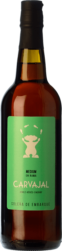 29,95 € Free Shipping | Fortified Wine Carvajal Wines Embarque Medium Solera, Fino en Rama — Unfiltered D.O. Manzanilla-Sanlúcar de Barrameda Sanlucar de Barrameda Spain Palomino Fino Bottle 75 cl