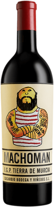 25,95 € Spedizione Gratuita | Vino rosso Casa Rojo Macho Man Crianza D.O. Jumilla Castilla-La Mancha Spagna Monastrell Bottiglia 75 cl