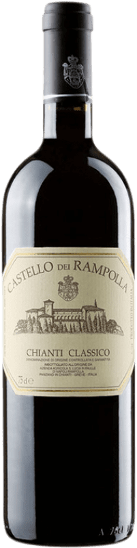 27,95 € Бесплатная доставка | Красное вино Castello dei Rampolla D.O.C.G. Chianti Classico Тоскана Италия Merlot, Cabernet Sauvignon, Sangiovese бутылка 75 cl