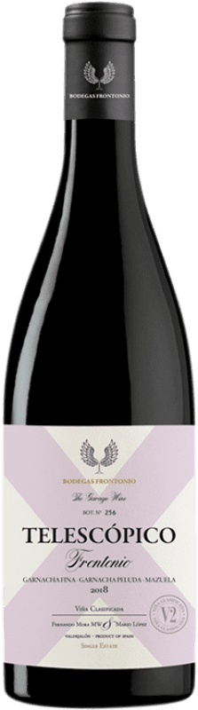 27,95 € Envoi gratuit | Vin rouge Frontonio Telescópico Garnacha Crianza I.G.P. Vino de la Tierra de Valdejalón Aragon Espagne Mazuelo, Grenache Tintorera, Grenache Poilu Bouteille 75 cl