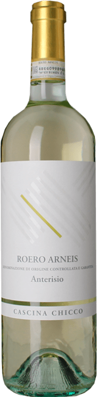 13,95 € Kostenloser Versand | Weißwein Cascina Chicco Anterisio D.O.C.G. Roero Piemont Italien Arneis Flasche 75 cl