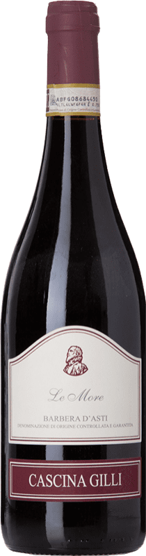 12,95 € Spedizione Gratuita | Vino rosso Gilli Le More D.O.C. Barbera d'Asti Piemonte Italia Barbera Bottiglia 75 cl