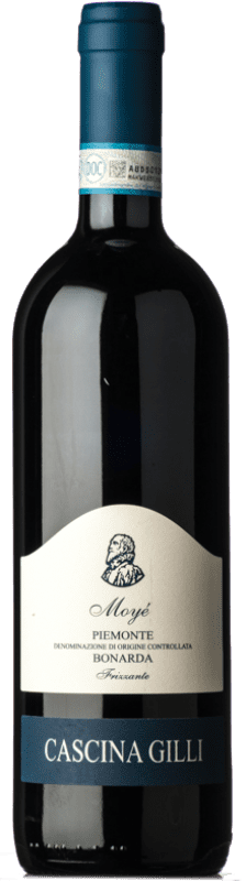 9,95 € Envío gratis | Vino tinto Gilli Moyé D.O.C. Piedmont Piemonte Italia Bonarda Botella 75 cl