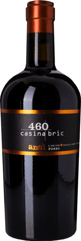 27,95 € Kostenloser Versand | Rotwein Casina Bric Ansj Rosso D.O.C. Piedmont Piemont Italien Nebbiolo, Barbera Flasche 75 cl