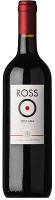 19,95 € 送料無料 | 赤ワイン Castelli del Grevepesa Ross O I.G.T. Toscana トスカーナ イタリア Sangiovese, Bacca Red, Bacca White ボトル 75 cl