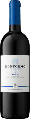 15,95 € Spedizione Gratuita | Vino Rosso Castelli del Grevepesa Pontormo D.O.C.G. Chianti Toscana Italia Sangiovese, Canaiolo 75 cl