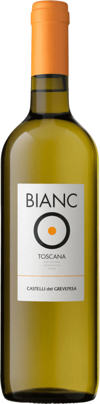 10,95 € Envoi gratuit | Vin blanc Castelli del Grevepesa Bianc O I.G.T. Toscana Toscane Italie Trebbiano, Chardonnay Bouteille 75 cl