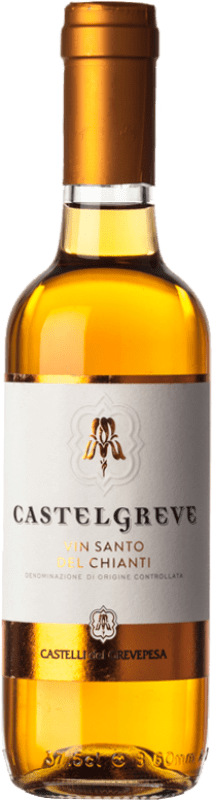 18,95 € Envio grátis | Vinho Doce Castelli del Grevepesa Castelgreve Clássico D.O.C. Vin Santo del Chianti Tuscany Itália Malvasia, Trebbiano Meia Garrafa 37 cl