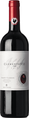 18,95 € Spedizione Gratuita | Vino rosso Castelli del Grevepesa Clemente VII D.O.C.G. Chianti Classico Toscana Italia Sangiovese Bottiglia 75 cl