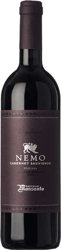 46,95 € 免费送货 | 红酒 Castello di Monsanto Nemo I.G.T. Toscana 托斯卡纳 意大利 Cabernet Sauvignon 瓶子 75 cl
