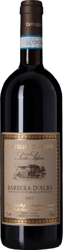 21,95 € Spedizione Gratuita | Vino rosso Castello di Neive Santo Stefano D.O.C. Barbera d'Alba Piemonte Italia Barbera Bottiglia 75 cl