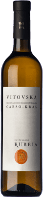 37,95 € Бесплатная доставка | Белое вино Castello di Rubbia D.O.C. Carso Фриули-Венеция-Джулия Италия Vitovska бутылка 75 cl