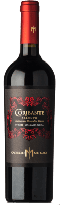 12,95 € Kostenloser Versand | Rotwein Castello Monaci Coribante I.G.T. Salento Apulien Italien Syrah, Malvasia Flasche 75 cl