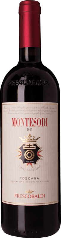 42,95 € Envío gratis | Vino tinto Marchesi de' Frescobaldi Castello Nipozzano Montesodi I.G.T. Toscana Toscana Italia Sangiovese Botella 75 cl