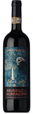 117,95 € Spedizione Gratuita | Vino rosso Castello Romitorio Filo di Seta D.O.C.G. Brunello di Montalcino Toscana Italia Sangiovese Bottiglia 75 cl