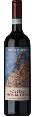 23,95 € Бесплатная доставка | Красное вино Castello Romitorio D.O.C. Rosso di Montalcino Тоскана Италия Sangiovese — Санджовезе 75 cl