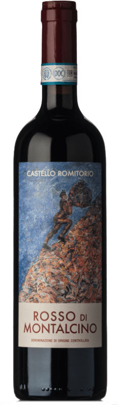22,95 € Kostenloser Versand | Rotwein Castello Romitorio D.O.C. Rosso di Montalcino Toskana Italien Sangiovese Flasche 75 cl