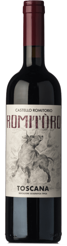 27,95 € Free Shipping | Red wine Castello Romitorio Il Romitoro I.G.T. Toscana Tuscany Italy Syrah, Petit Verdot Bottle 75 cl