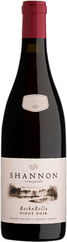 64,95 € Kostenloser Versand | Rotwein Shannon Vineyards Rockview Ridge A.V.A. Elgin Südafrika Pinot Schwarz Flasche 75 cl