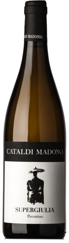 28,95 € Бесплатная доставка | Белое вино Cataldi Madonna Supergiulia I.G.T. Terre Aquilane Абруцци Италия Pecorino бутылка 75 cl