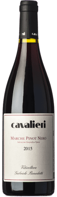 23,95 € Free Shipping | Red wine Cavalieri I.G.T. Marche Marche Italy Pinot Black Bottle 75 cl
