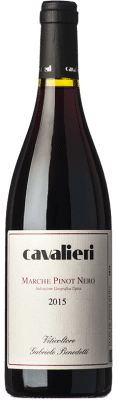 25,95 € Envio grátis | Vinho Tinto Cavalieri I.G.T. Marche Marche Itália Pinot Noir 75 cl