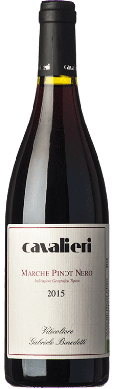 25,95 € Kostenloser Versand | Rotwein Cavalieri I.G.T. Marche Marken Italien Spätburgunder Flasche 75 cl