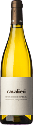 13,95 € Free Shipping | White wine Cavalieri D.O.C. Verdicchio di Matelica Marche Italy Verdicchio Organic Bottle 75 cl