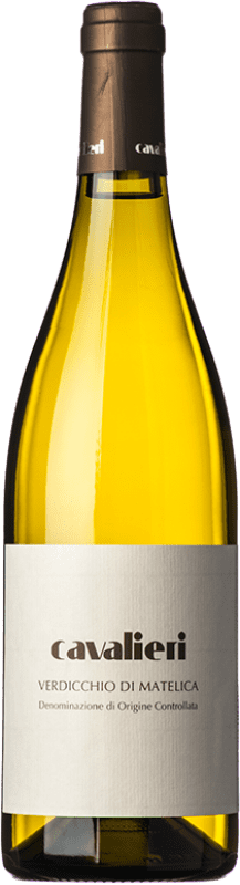 12,95 € Spedizione Gratuita | Vino bianco Cavalieri D.O.C. Verdicchio di Matelica Marche Italia Verdicchio Bottiglia 75 cl