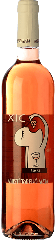 6,95 € Free Shipping | Rosé wine Agustí Torelló Xic Rosat D.O. Penedès Catalonia Spain Trepat Bottle 75 cl