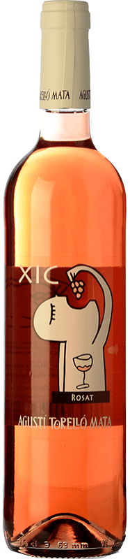 8,95 € Free Shipping | Rosé Wine Agustí Torelló Xic Young D.O. Penedès Catalonia Spain Trepat Eco — Organic 75 cl