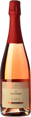 10,95 € 免费送货 | 玫瑰气泡酒 El Mas Ferrer Rosat 香槟 预订 D.O. Cava 西班牙 Grenache, Pinot Black 瓶子 75 cl